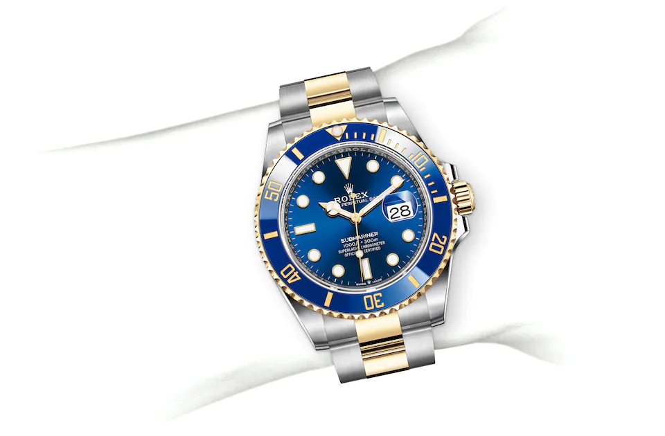 Submariner Date 126613LB Wrist Image - OC Tanner Jewelers