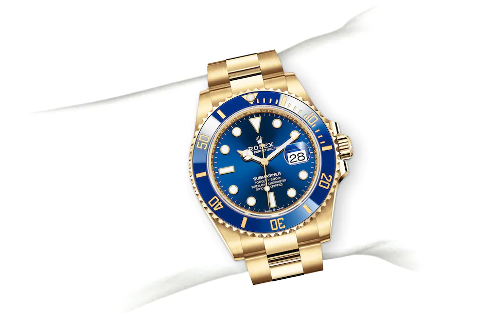Submariner Date 126618LB Wrist Image - Hartgers Jewelers