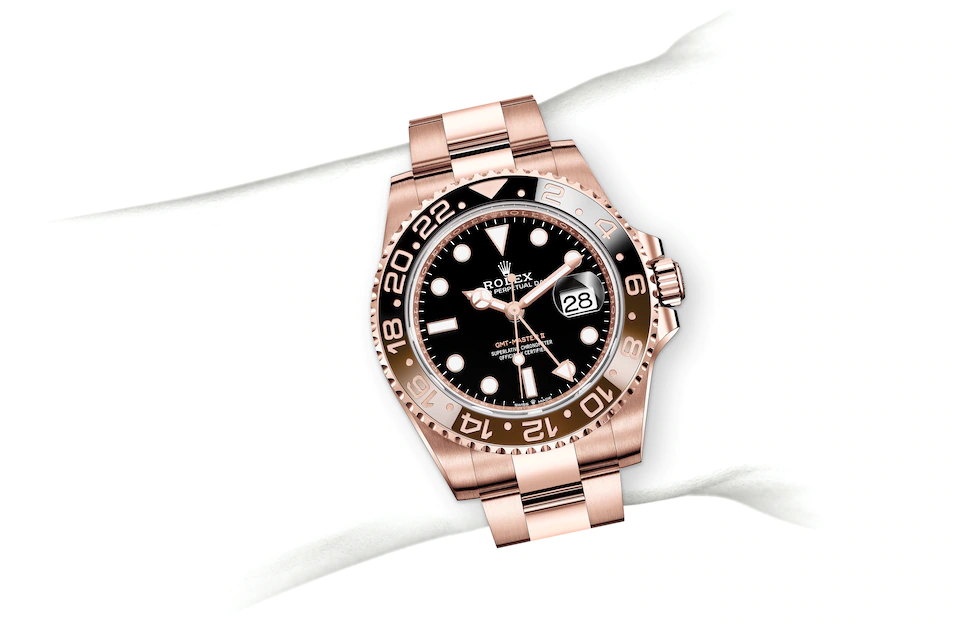 GMT-Master II 126715CHNR Wrist Image - Packouz Jewelers