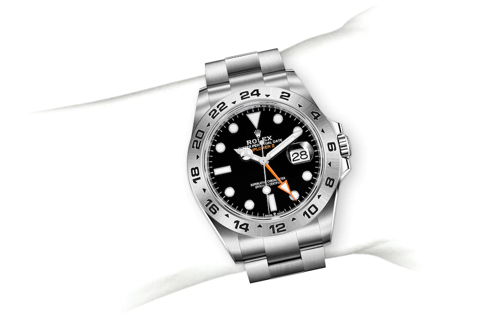 Explorer II 226570 Wrist Image - Haltom's Jewelers
