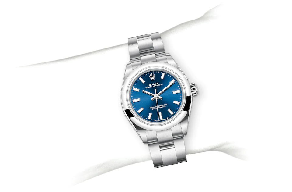 Oyster Perpetual 28 276200 Wrist Image - Radcliffe Jewelers