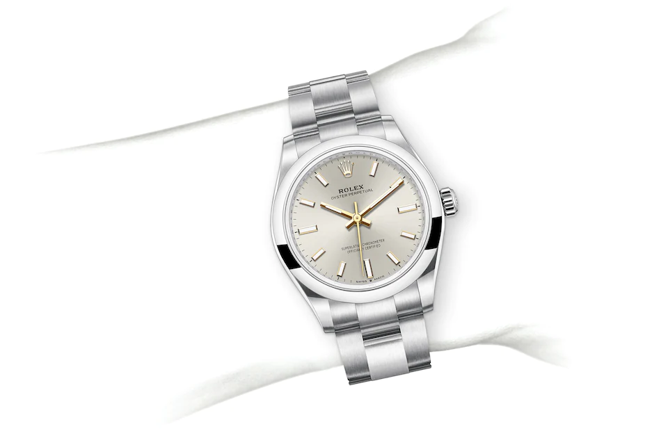 Oyster Perpetual 31 277200 Wrist Image - Orr's Jewelers