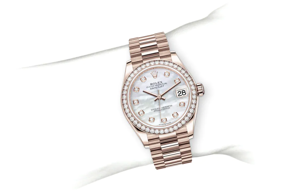 Datejust 31 278285RBR Wrist Image - Packouz Jewelers