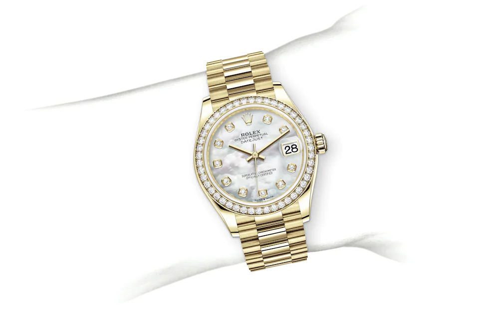 Datejust 31 278288RBR Wrist Image - Thomas Markle Jewelers
