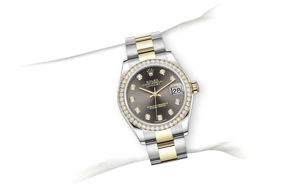Datejust 31 278383RBR Wrist Image - Thomas Markle Jewelers